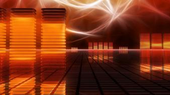 3d renders abstract music wallpaper