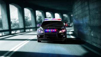 For speed the run cars police roads wallpaper