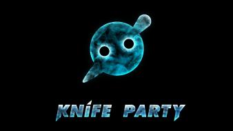 Knife party pendulum black background electric electro