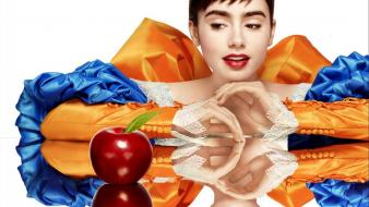 Lily collins mirror snow white apples movies