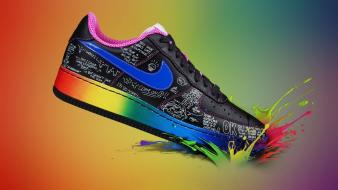 Nike multicolor shoes wallpaper