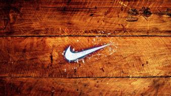 Nike wood wallpaper