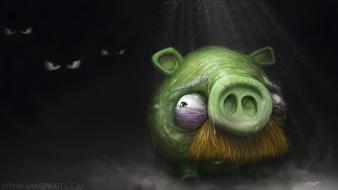 Angry birds pigs wallpaper