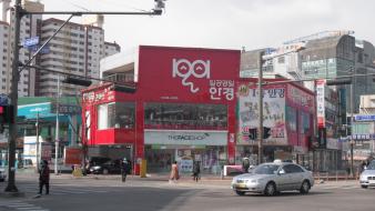 Asia asian architecture seoul south korea buildings wallpaper