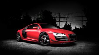 Audi r8 cars night red wallpaper