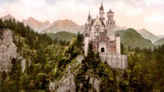 Bavaria germany neuschwanstein castle architecture wallpaper