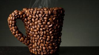 Beans coffee mugs wallpaper