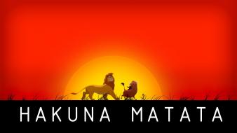 Hakuna matata the lion king no worries wallpaper
