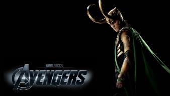 Loki the avengers movie tom hiddleston black background wallpaper