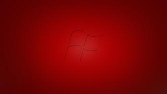 Microsoft windows 7 red wallpaper