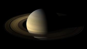 Saturn outer space stars wallpaper