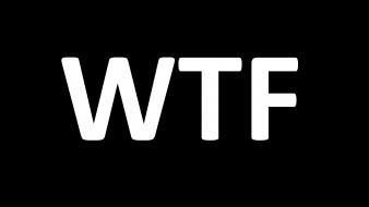 Wtf black background text wallpaper