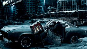 Apocalyptic automobiles cars vehicles wheels wallpaper