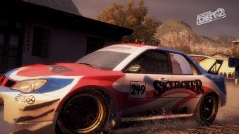 Dirt 2 video game subaru impreza cars games wallpaper
