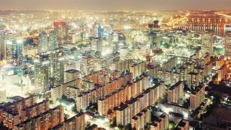 Korea seoul south cityscapes night city wallpaper