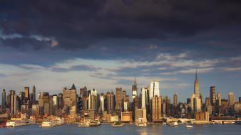 New york city cityscapes skyline landscapes skyscrapers wallpaper