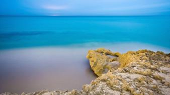 Serenity azure beaches nature wallpaper