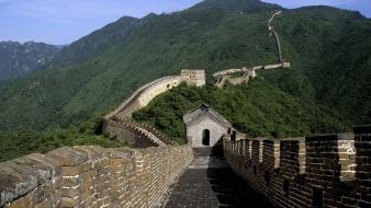 Great wall of china landscapes nature wallpaper