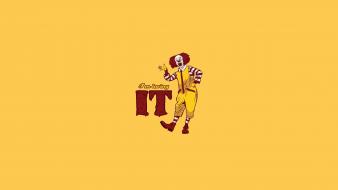Mcdonalds pennywise abstract cartoons clowns wallpaper