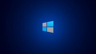 Microsoft metro windows 8 blue minimalistic simple wallpaper