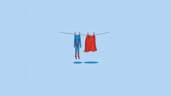 Superman abstract laundry minimalistic simple wallpaper