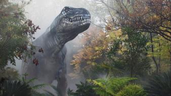 Tyrannosaurus rex animals dinosaurs wallpaper