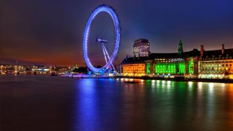 Britain england houses of parliament london eye