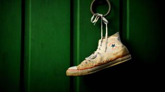 Converse all star green objects shoes wallpaper