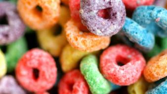Fruit loops candies cereal wallpaper