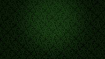 Green marijuana patterns wallpaper