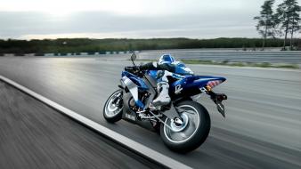 Yamaha r6 blurred motorbikes roads wallpaper