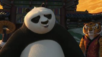 Kung fu panda cartoons movie stills wallpaper