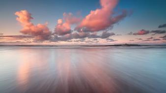 Clouds horizon seascapes wallpaper