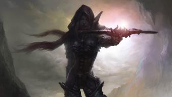 Fantasy art demon hunter artwork diablo iii