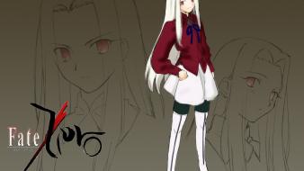 Fate/zero anime girls irisviel von einzbern fate series wallpaper