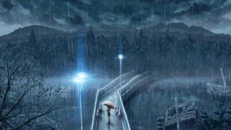 Rain fantasy art artwork wallpaper