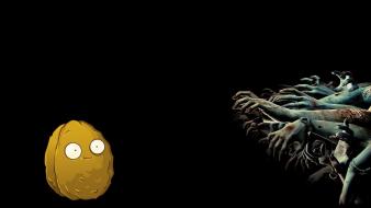 Zombies plants vs. simple background black arms walnuts wallpaper