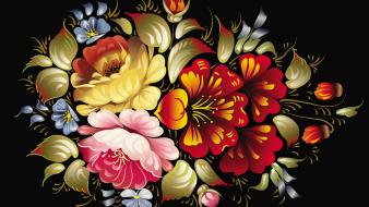 Artwork flowers wallpaper