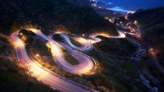 Cars cityscapes drifting roads streets wallpaper