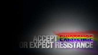 Gay pride typography wallpaper