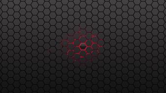 Abstract artwork hexagons honeycomb minimalistic wallpaper