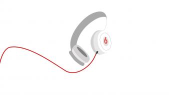 Beats audio by drdre minimalistic simple wallpaper