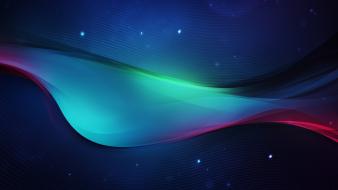 Abstract colors outer space waves wallpaper