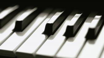 Black and white grayscale instruments music piano wallpaper