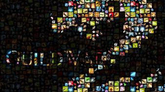 Guild wars 2 logos mosaic video games wallpaper