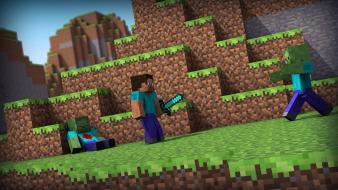 Minecraft steve cinema 4d dirt grass