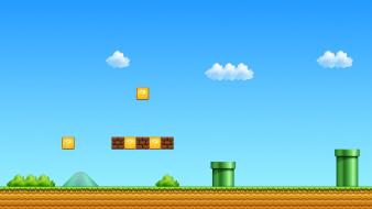 Nintendo super mario bros video games wallpaper