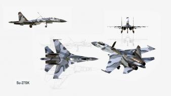 Russian air force su27 flanker sukhoi aircraft wallpaper