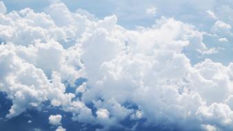 Blue clouds skyscapes wallpaper
