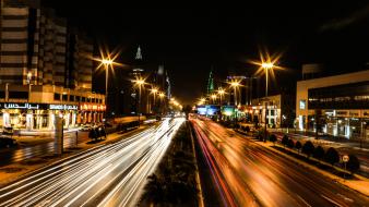 Cityscapes city lights riyadh night wallpaper